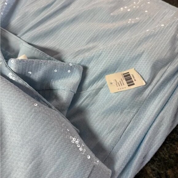 The Avery Pleated Wide-Leg Trousers by Maeve: Sequin Edition. NWT. MRSP $178 - Picture 8 of 9